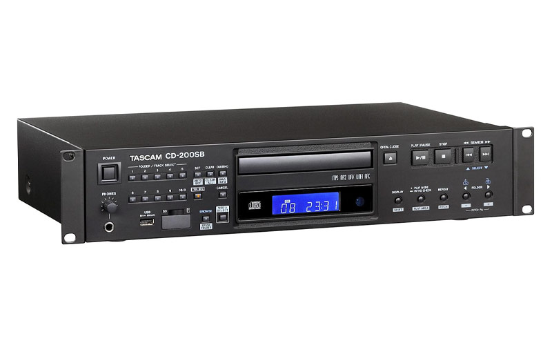 注目ブランド CD200SB TASCAM Rackmount CD-200SB Player - www